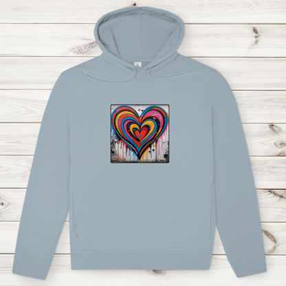 Herren Premium Bio Hoodie Heartcore