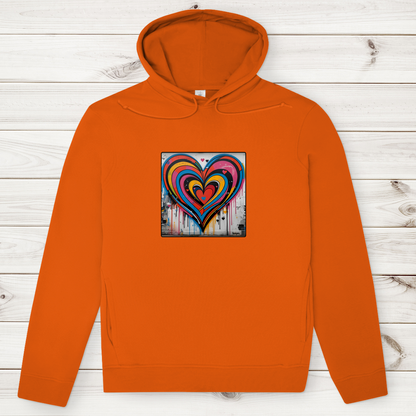Herren Premium Bio Hoodie Heartcore