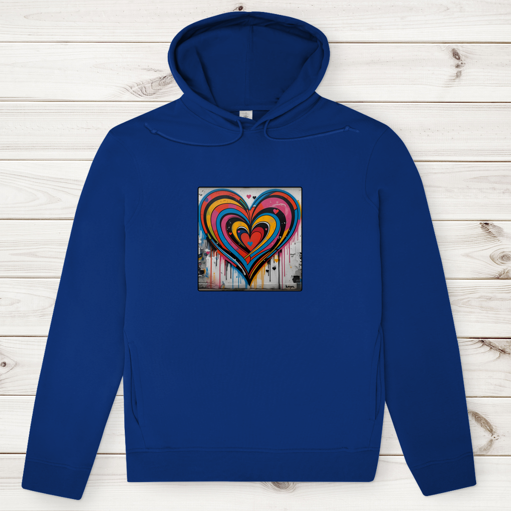 Herren Premium Bio Hoodie Heartcore