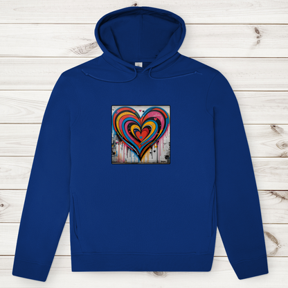 Herren Premium Bio Hoodie Heartcore
