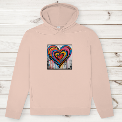 Herren Premium Bio Hoodie Heartcore