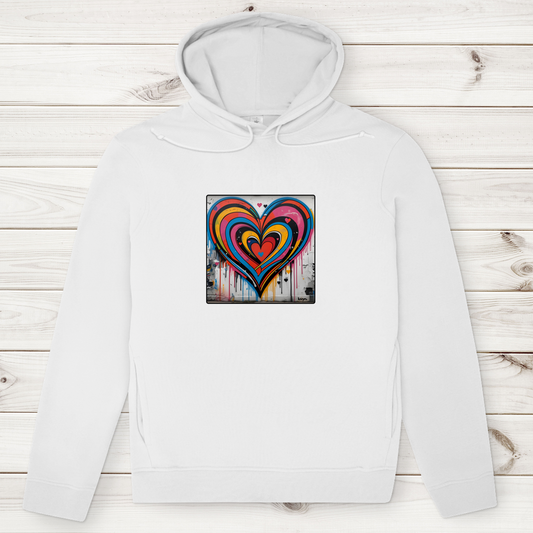 Herren Premium Bio Hoodie Heartcore