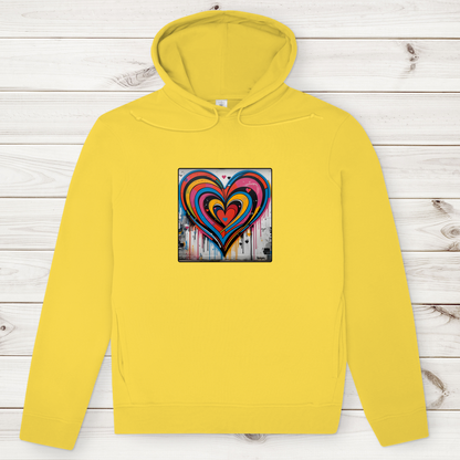 Herren Premium Bio Hoodie Heartcore