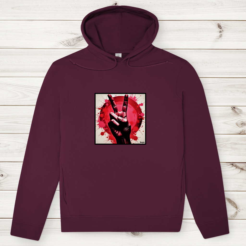Herren Premium Bio Hoodie Piece of Peace