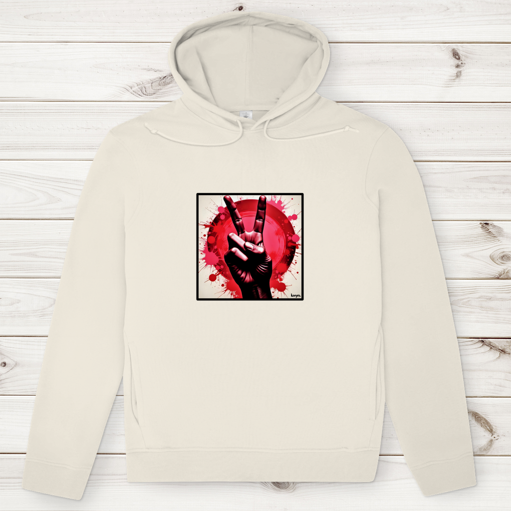 Herren Premium Bio Hoodie Piece of Peace