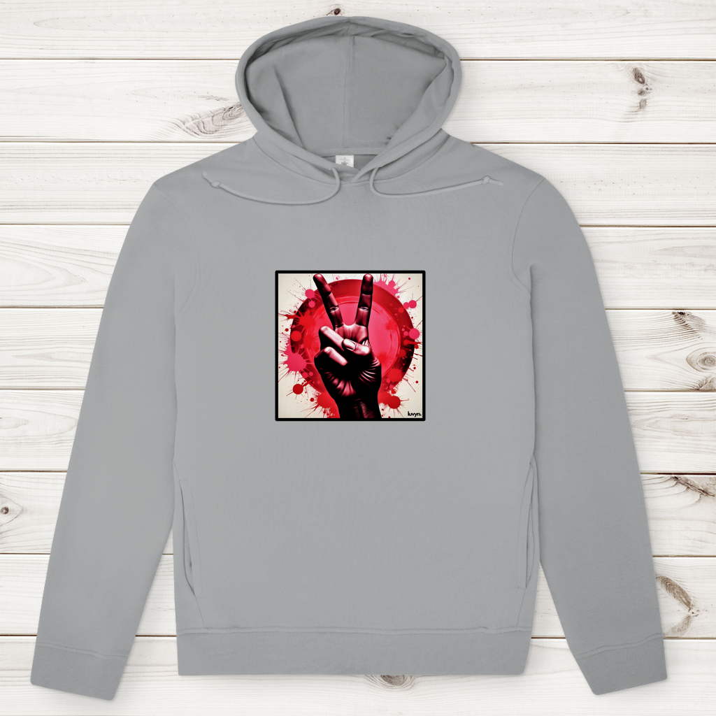 Herren Premium Bio Hoodie Piece of Peace