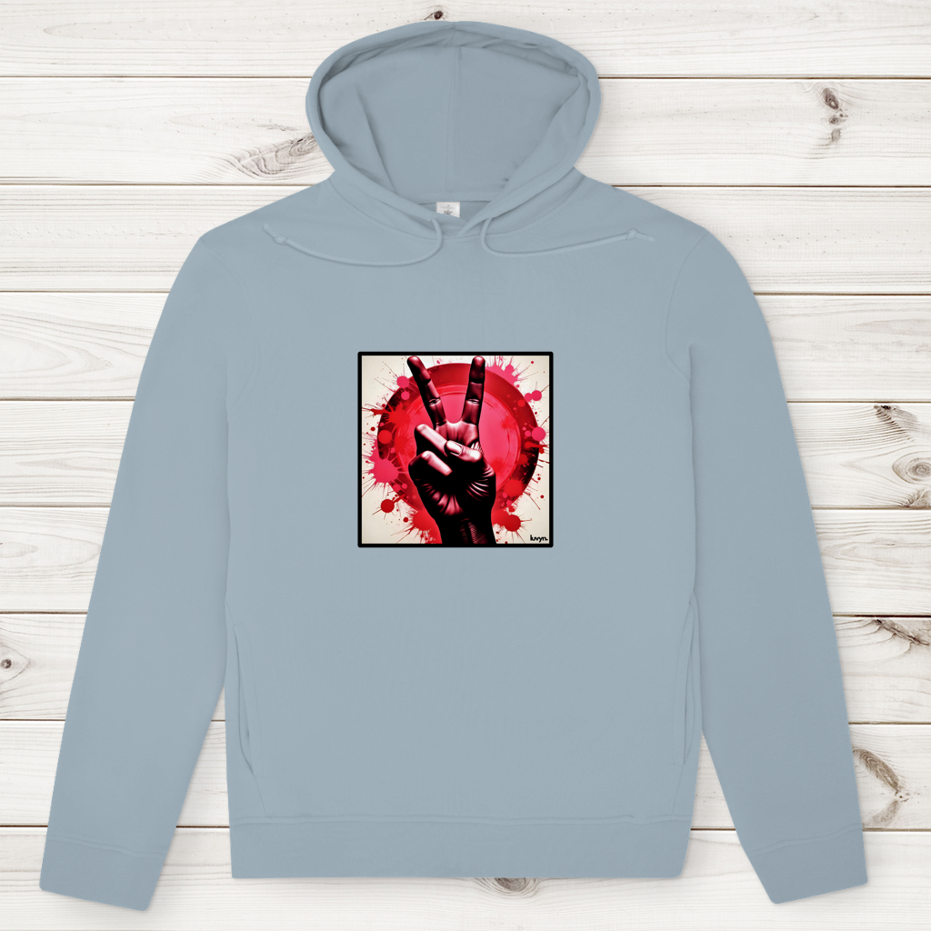 Herren Premium Bio Hoodie Piece of Peace