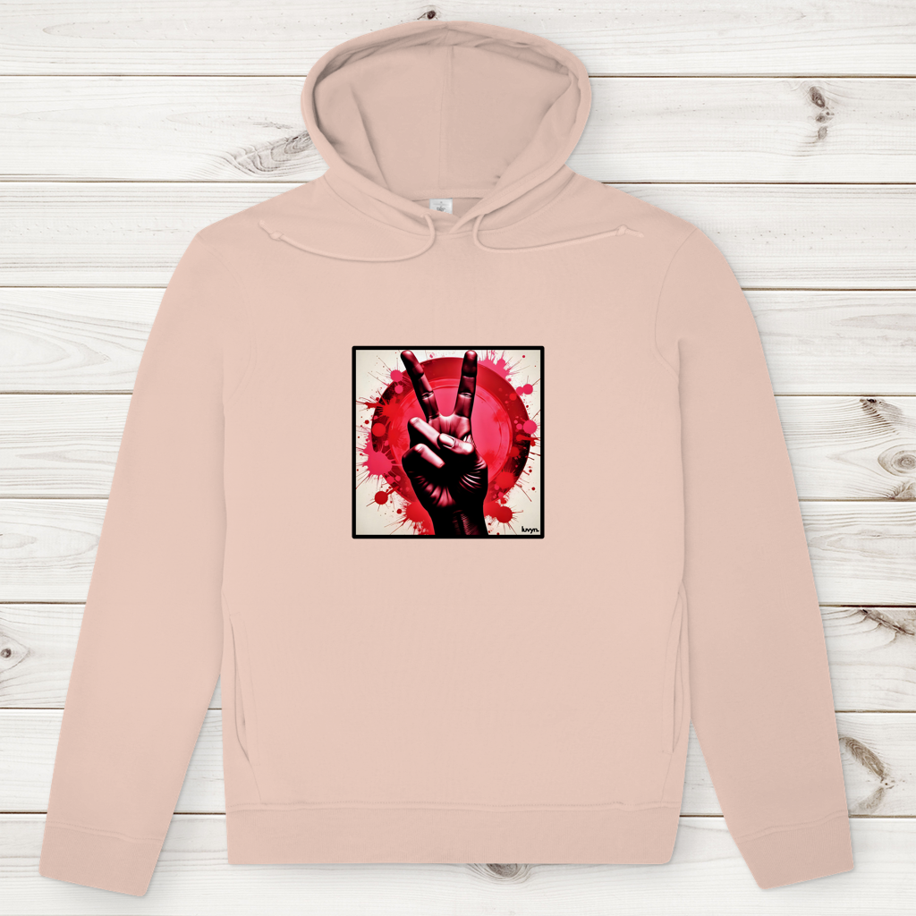 Herren Premium Bio Hoodie Piece of Peace