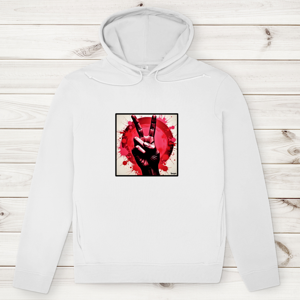 Herren Premium Bio Hoodie Piece of Peace