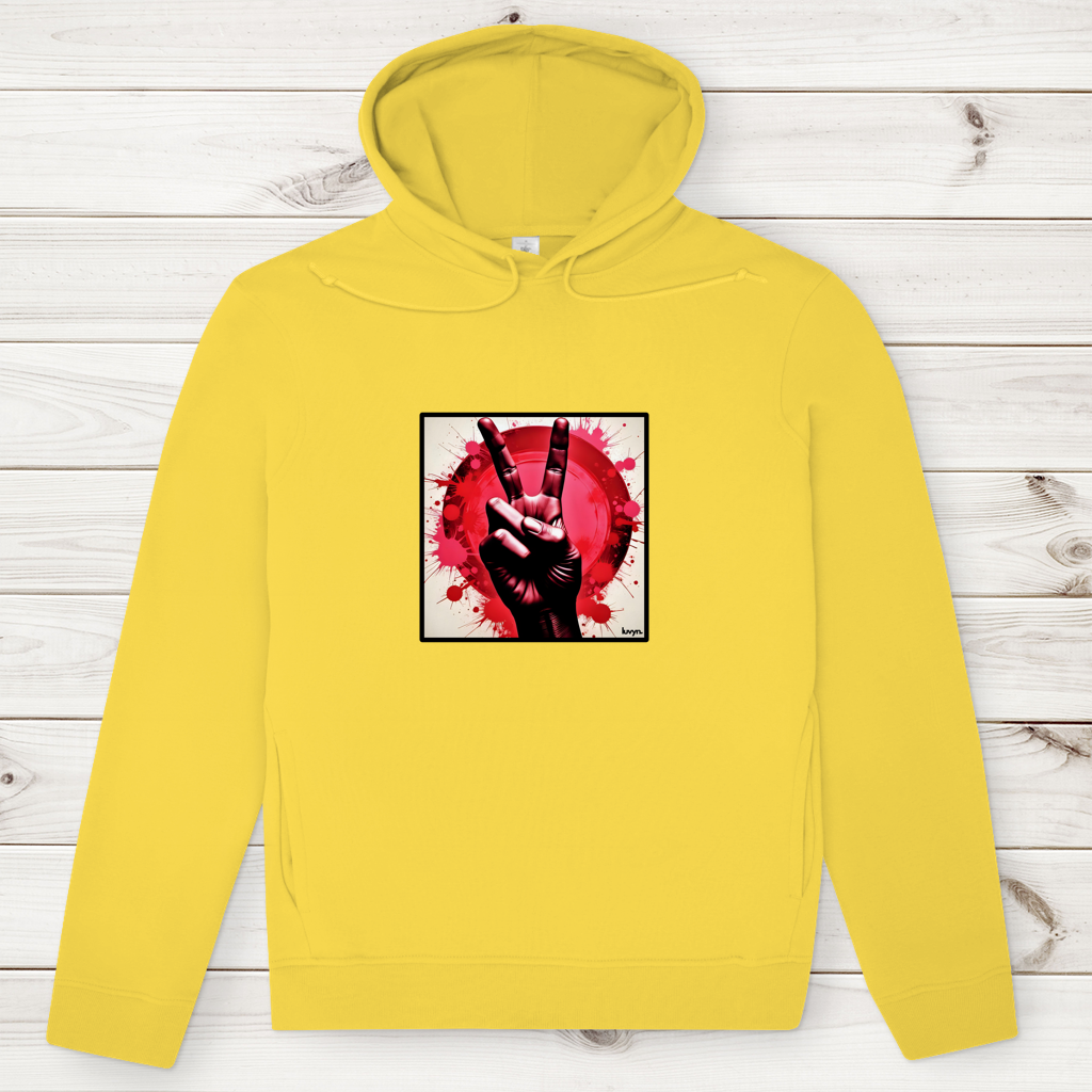 Herren Premium Bio Hoodie Piece of Peace