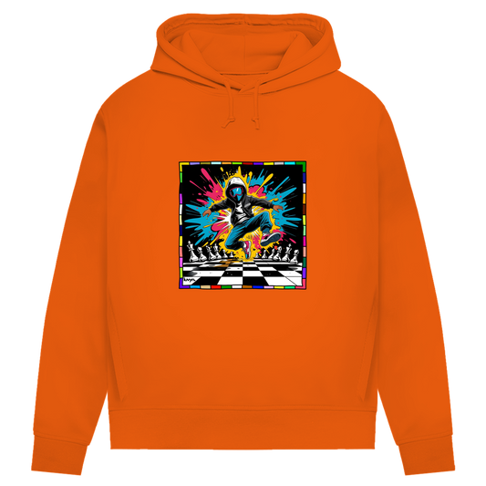 Damen Premium Bio Hoodie Chess Splash