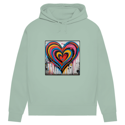Damen Premium Bio Hoodie Heartcore