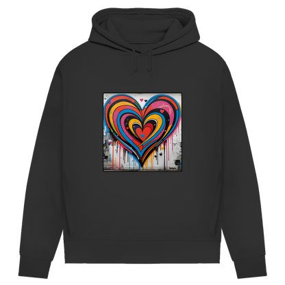Damen Premium Bio Hoodie Heartcore