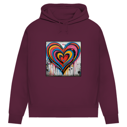 Damen Premium Bio Hoodie Heartcore