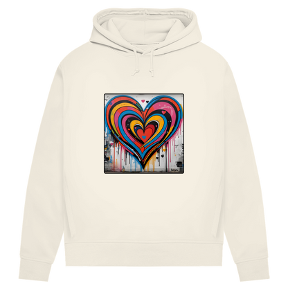 Damen Premium Bio Hoodie Heartcore