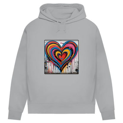 Damen Premium Bio Hoodie Heartcore