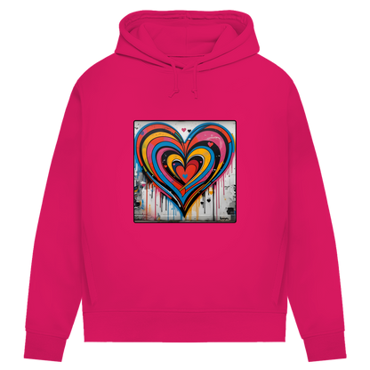 Damen Premium Bio Hoodie Heartcore
