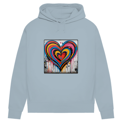 Damen Premium Bio Hoodie Heartcore