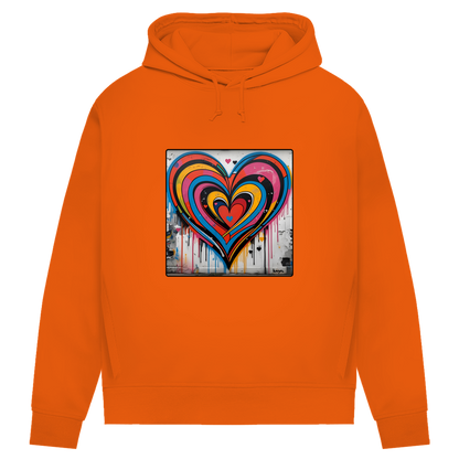 Damen Premium Bio Hoodie Heartcore