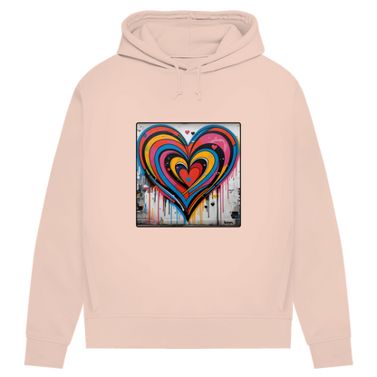 Damen Premium Bio Hoodie Heartcore