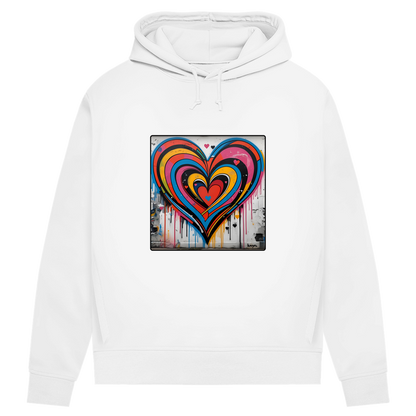 Damen Premium Bio Hoodie Heartcore
