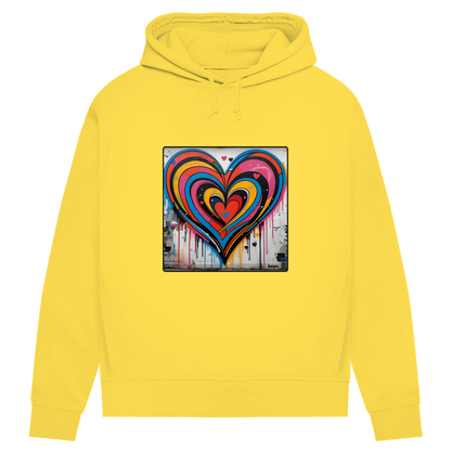Damen Premium Bio Hoodie Heartcore