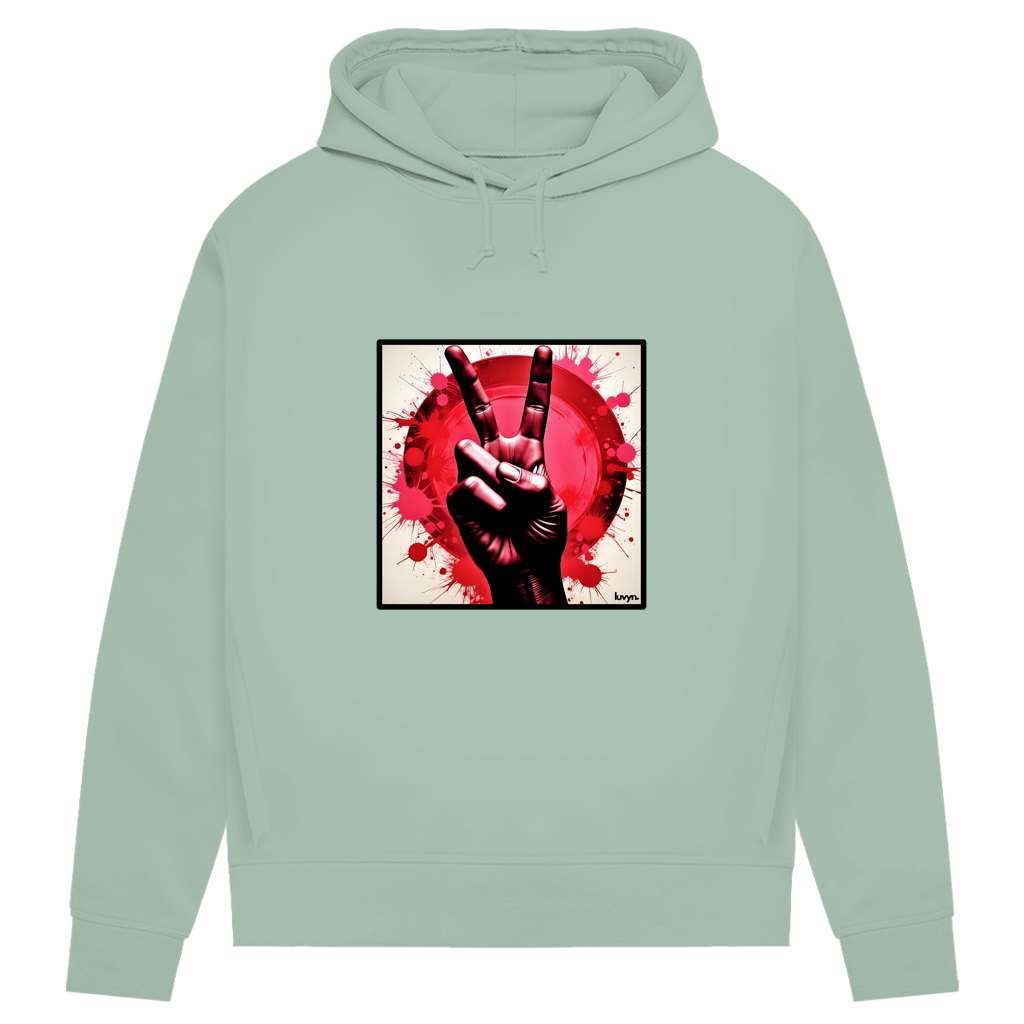 Damen Premium Bio Hoodie Piece of Peace