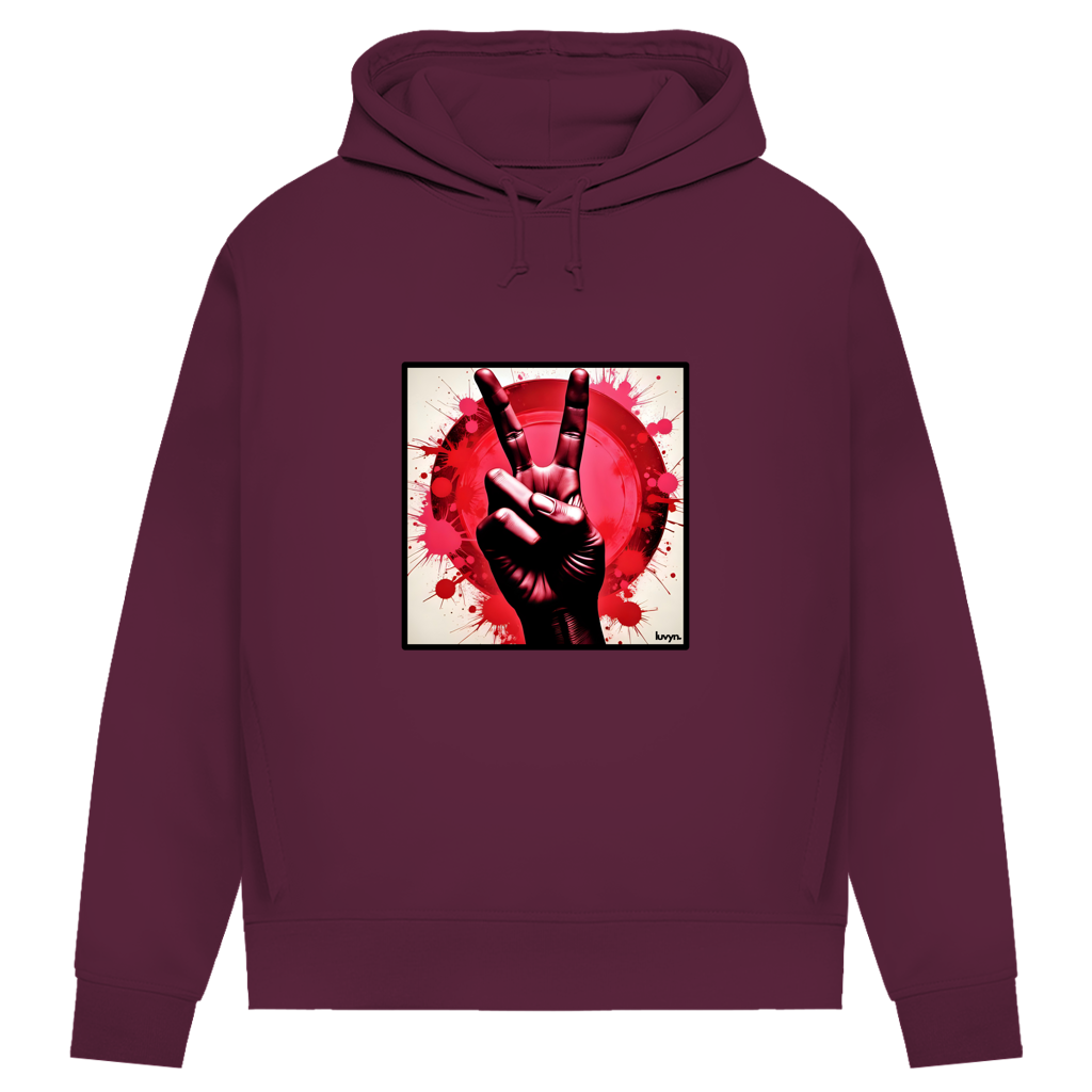 Damen Premium Bio Hoodie Piece of Peace