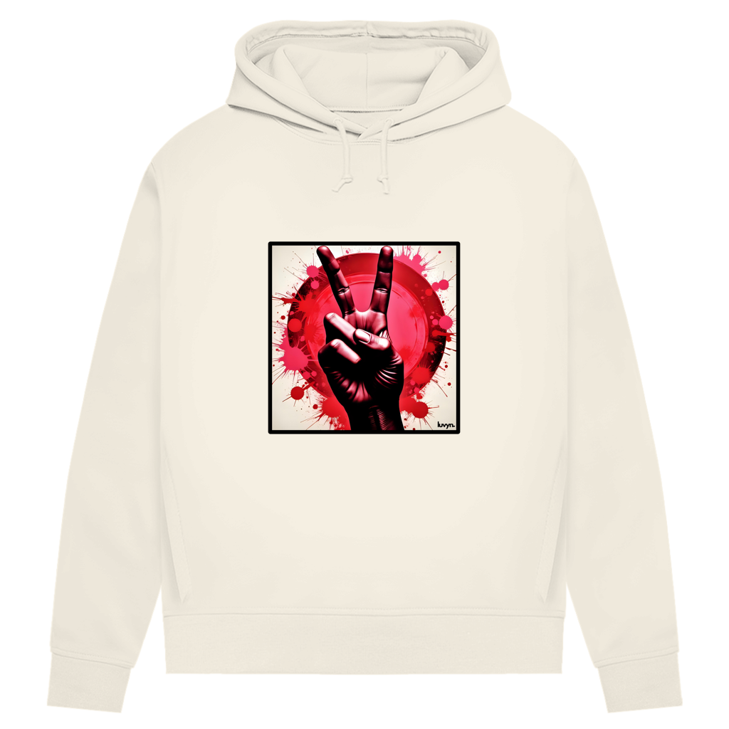 Damen Premium Bio Hoodie Piece of Peace