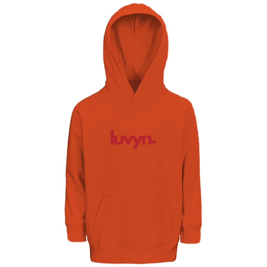 Kinder Premium Bio Hoodie LUVYN RED