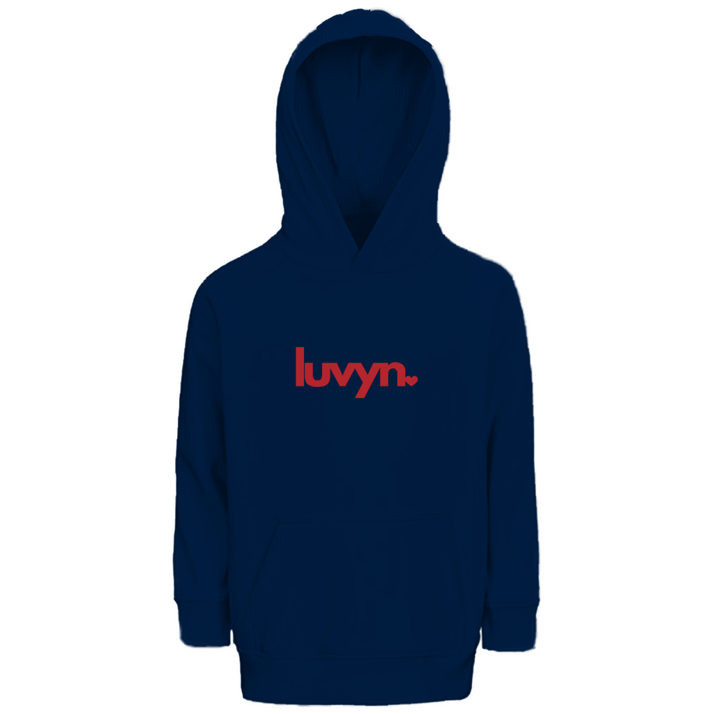 Kinder Premium Bio Hoodie LUVYN RED