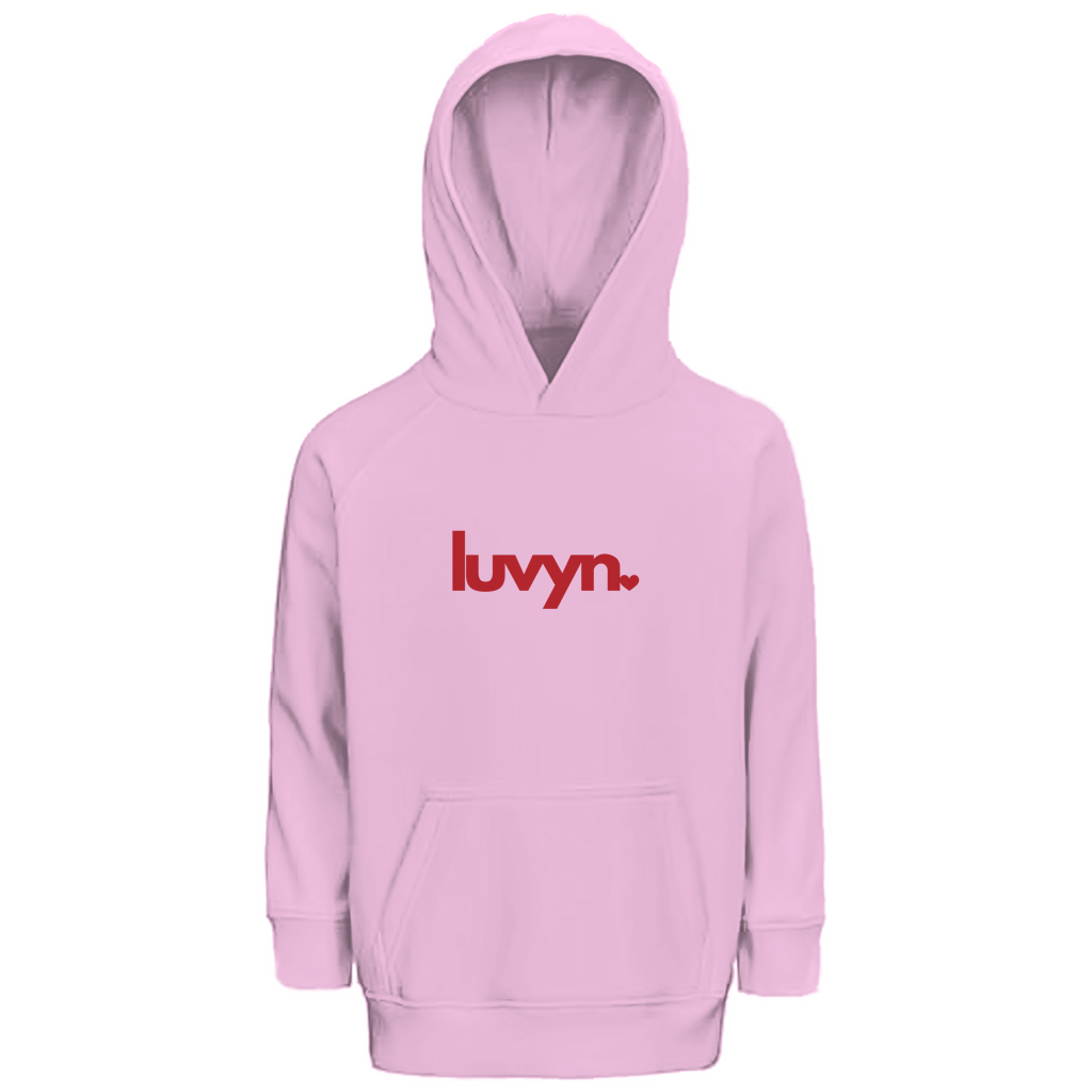 Kinder Premium Bio Hoodie LUVYN RED
