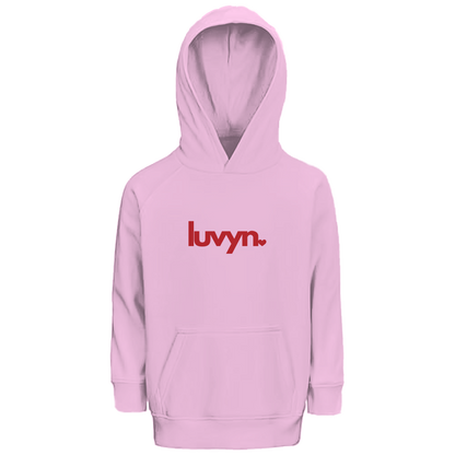 Kinder Premium Bio Hoodie LUVYN RED