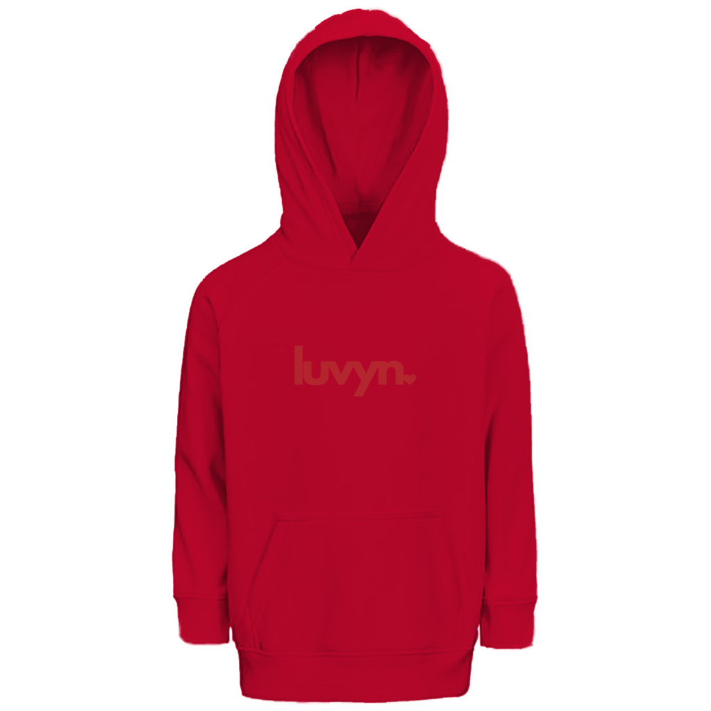 Kinder Premium Bio Hoodie LUVYN RED