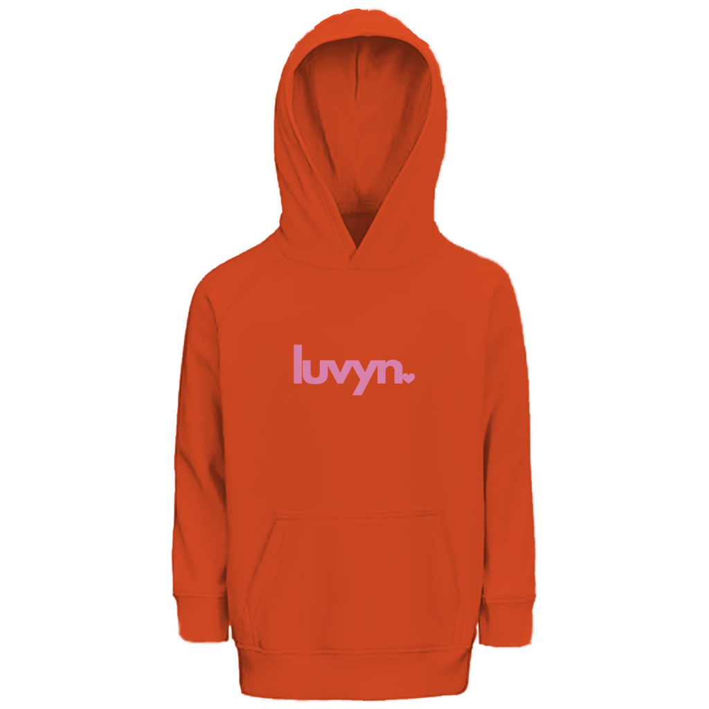 Kinder Premium Bio Hoodie LUVYN PINK