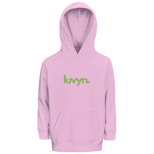 Kinder Premium Bio Hoodie LUVYN LIME