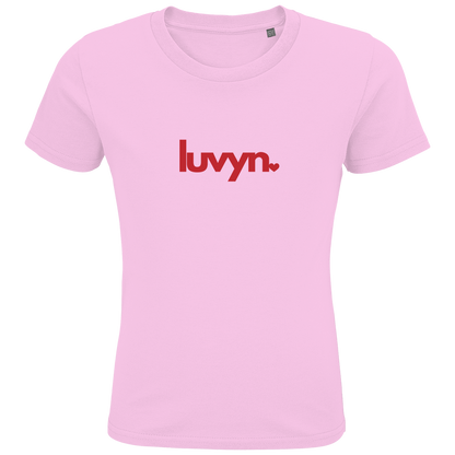 Kids Premium Bio T-Shirt LUVYN RED