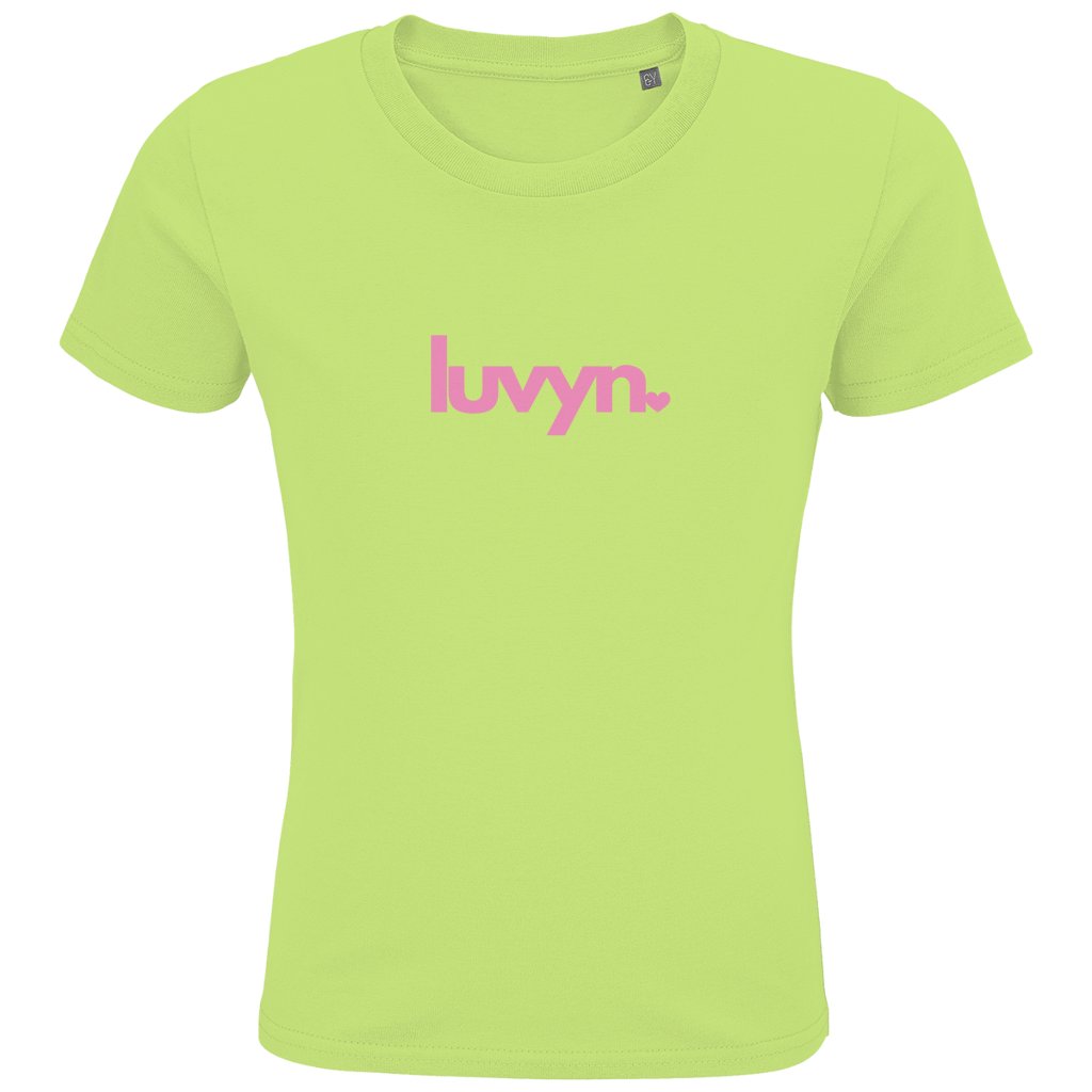 Kids Premium Bio T-Shirt LUVYN PINK
