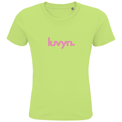 Kids Premium Bio T-Shirt LUVYN PINK