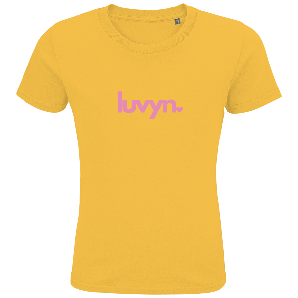 Kids Premium Bio T-Shirt LUVYN PINK