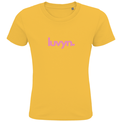Kids Premium Bio T-Shirt LUVYN PINK