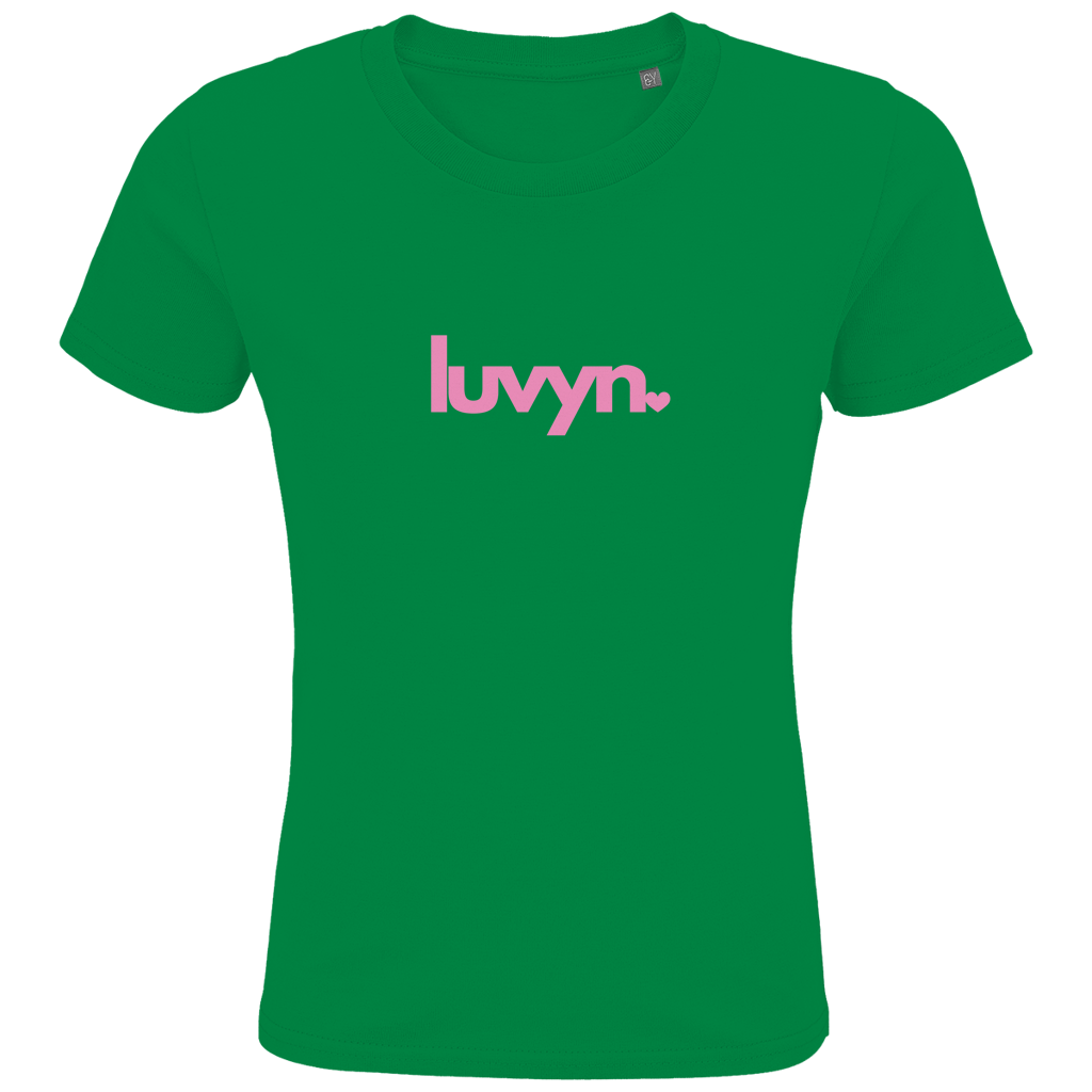 Kids Premium Bio T-Shirt LUVYN PINK