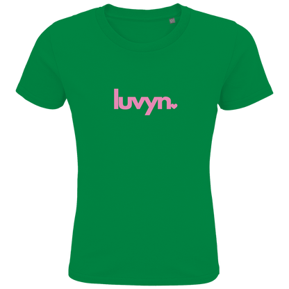 Kids Premium Bio T-Shirt LUVYN PINK