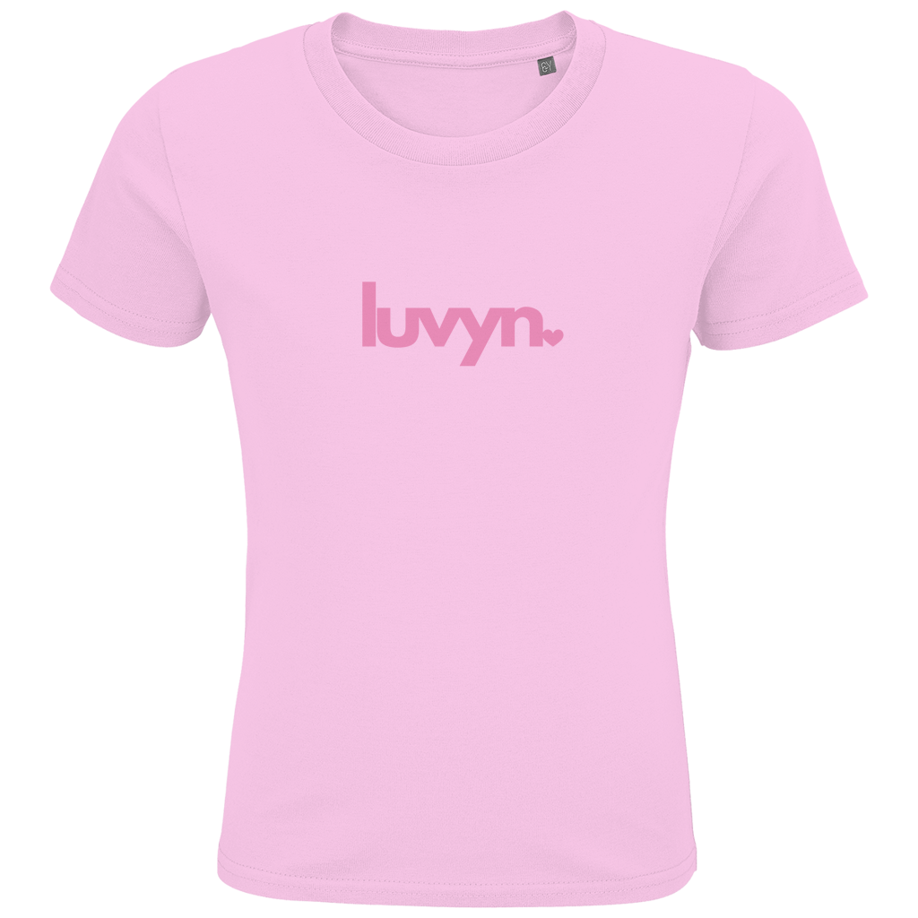 Kids Premium Bio T-Shirt LUVYN PINK