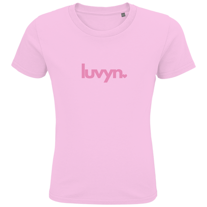 Kids Premium Bio T-Shirt LUVYN PINK