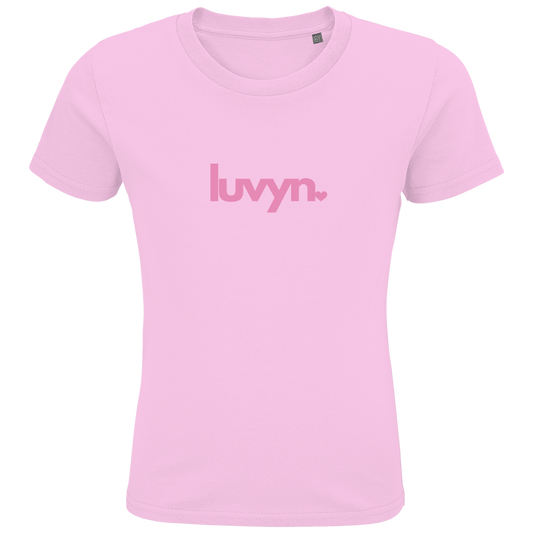 Kids Premium Bio T-Shirt LUVYN PINK