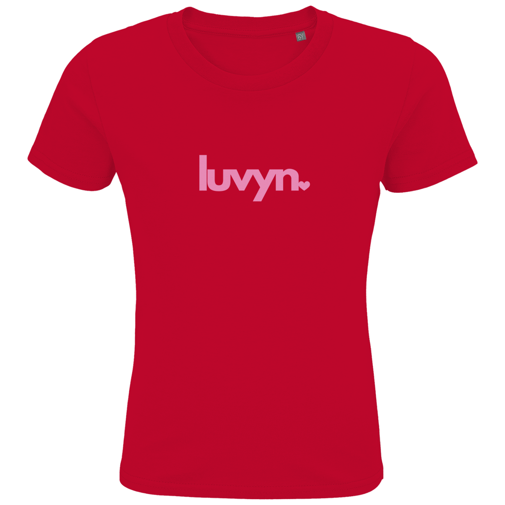 Kids Premium Bio T-Shirt LUVYN PINK