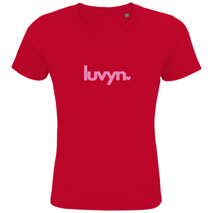 Kids Premium Bio T-Shirt LUVYN PINK