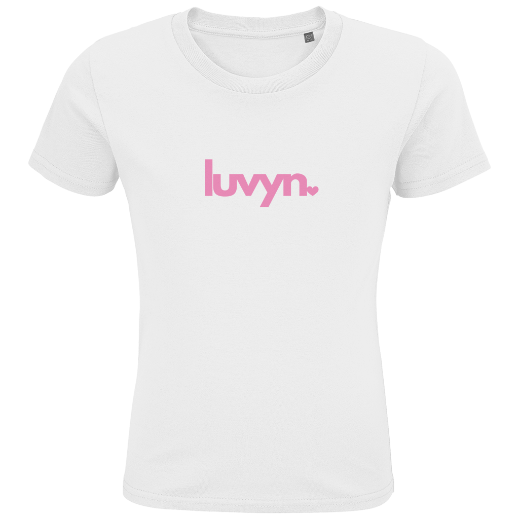 Kids Premium Bio T-Shirt LUVYN PINK