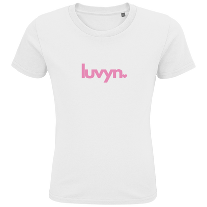 Kids Premium Bio T-Shirt LUVYN PINK